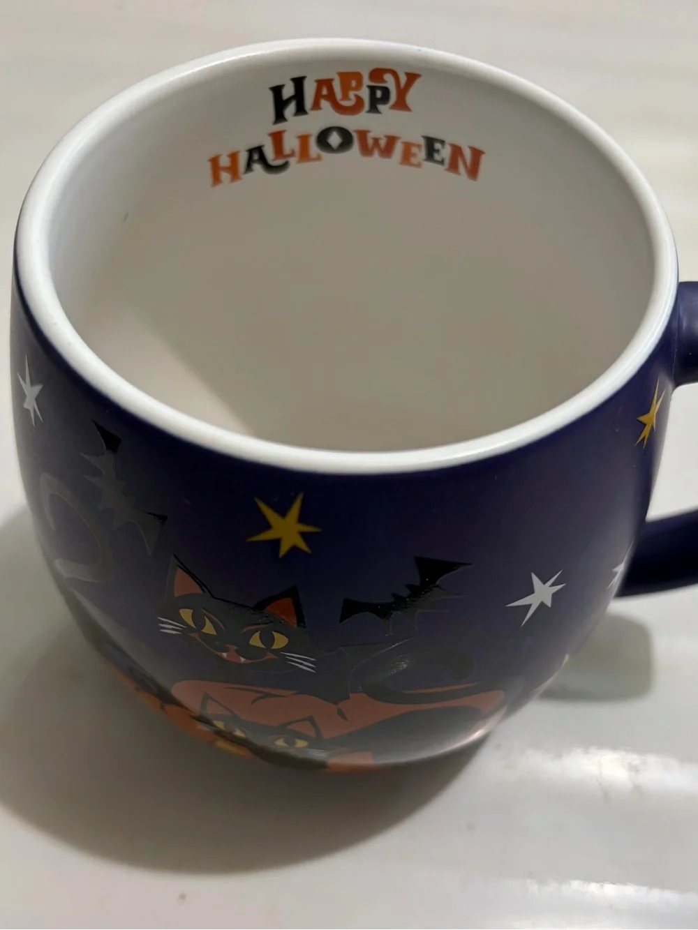 Halloween Black & Purple Ceramic Coffee Mug by